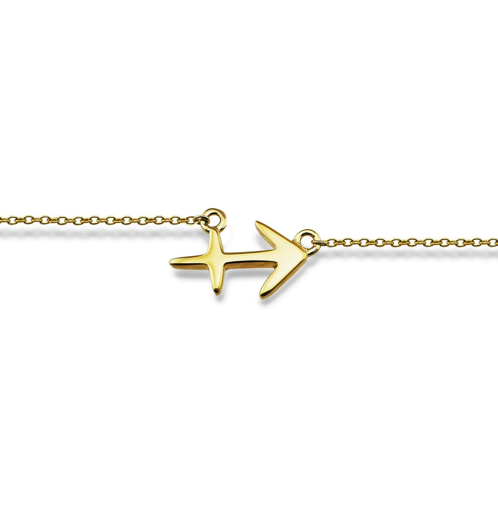 Boogschutter Armband Gold-Plated Zodiac ZB012G Jwls4u